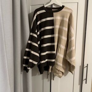 Free People Uptown Stripe Pullover